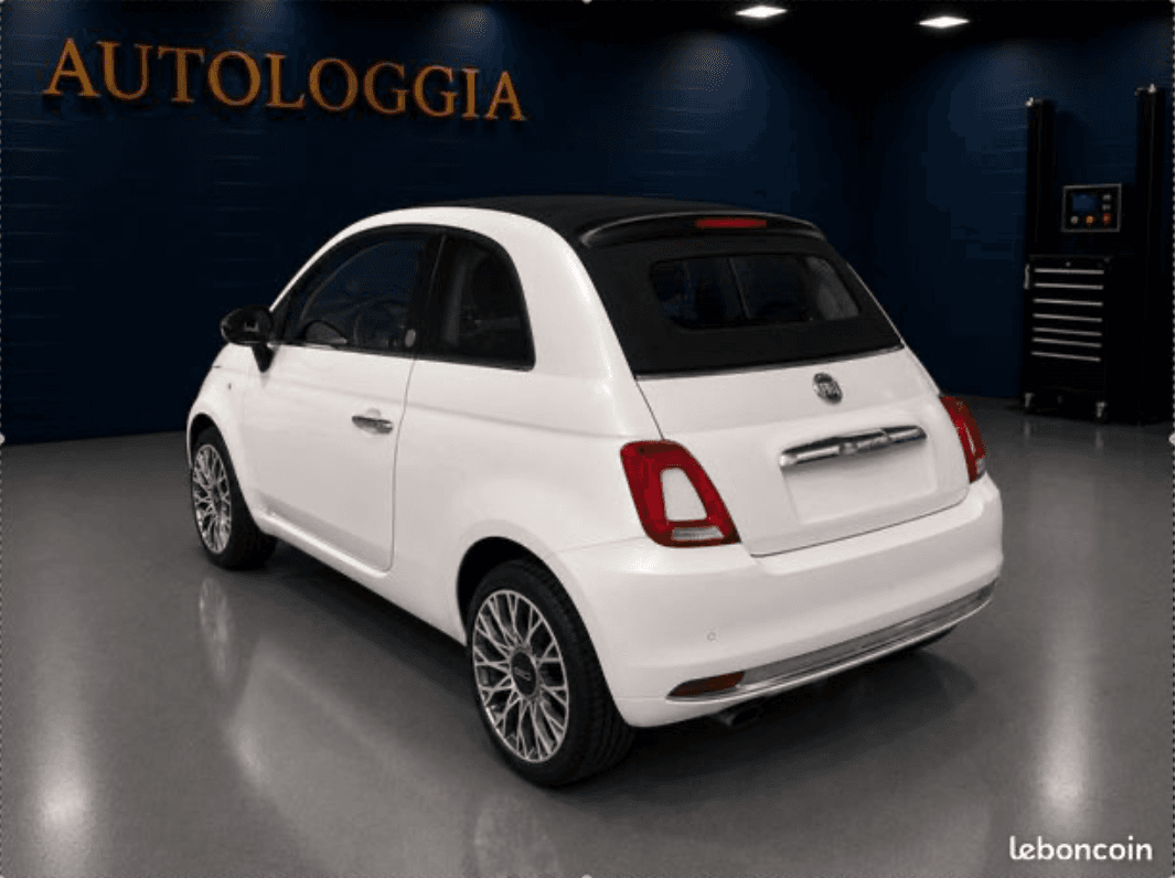 Fiat 500C 0.9 Lounge — vue 2